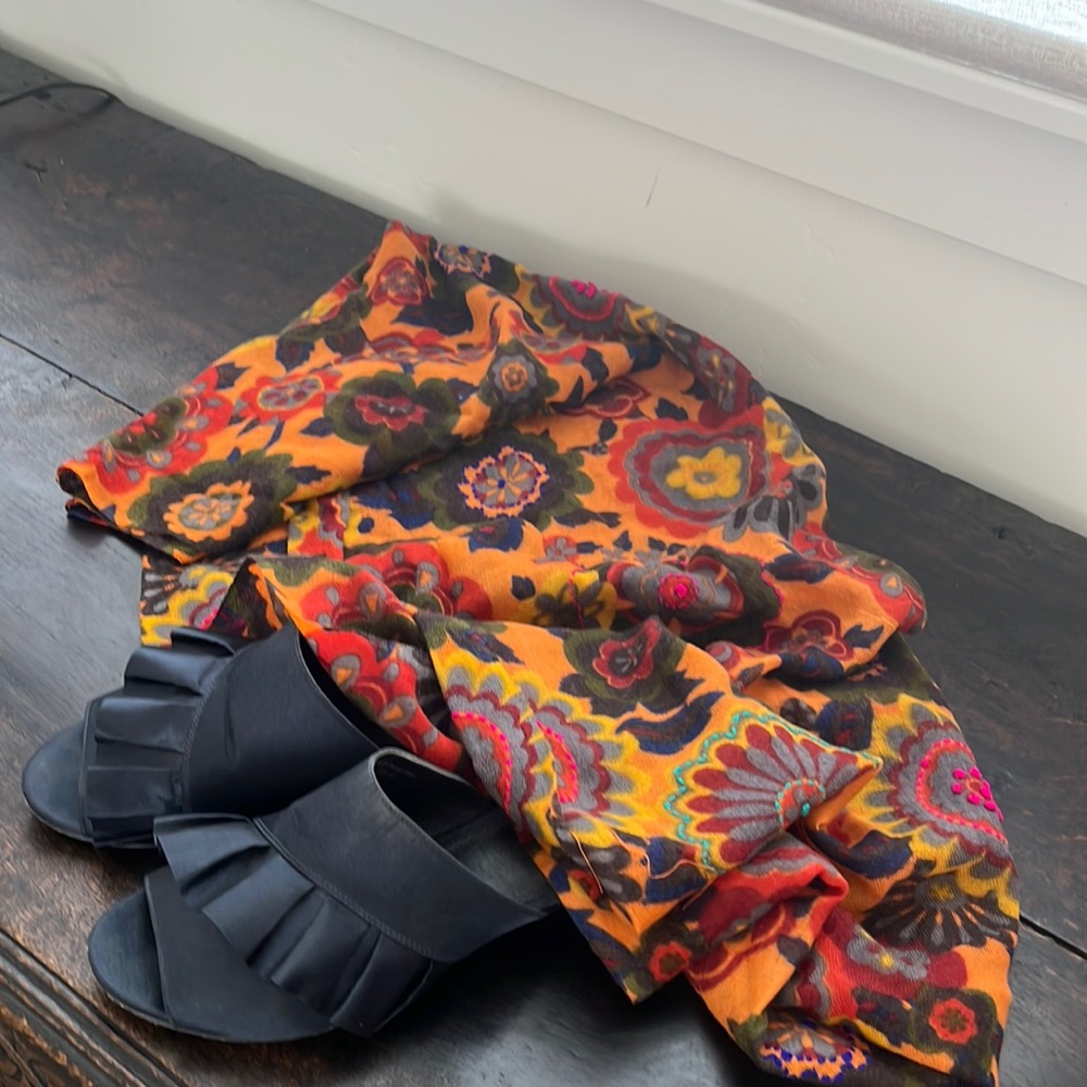 Colorful, rich scarf